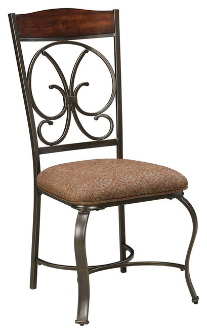 Glambrey Brown Dining Upholstered Side Chair