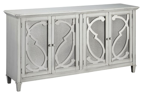 Mirimyn Gray Door Accent Cabinet