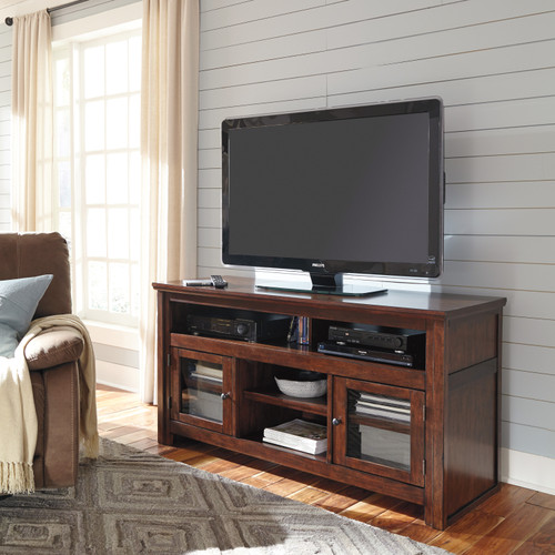 Harpan Reddish Brown Large TV Stand