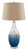 Johanna Blue/Clear Glass Table Lamp