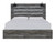 Baystorm Gray King Panel Bed