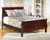 Alisdair Dark Brown Full Sleigh Bed