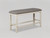 Nina Counter Height Bench- Cream Finish