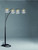 Rain Drop Arc lamp- Black Finish