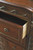 North Shore Dark Brown 6 Pc. Dresser, Mirror, Chest & Queen Panel Bed