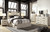 Cambeck Whitewash 8 Pc. Dresser, Mirror, Queen Panel Bed with Side Storage & 2 Nightstands