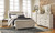 Bellaby Whitewash 7 Pc. Dresser, Mirror, Queen Panel Bed & 2 Nightstands