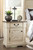 Bolanburg Two-tone 8 Pc. Dresser, Mirror, Chest, Queen Louvered Bed & 2 Nightstands