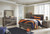 Derekson Multi Gray 8 Pc. Dresser, Mirror, Chest, Full Panel Bed & 2 Nightstands