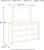Derekson Multi Gray 7 Pc. Dresser, Mirror, Full Panel Bed & 2 Nightstands
