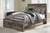 Derekson Multi Gray Full Panel Bed with Storage