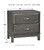 Caitbrook Gray Two Drawer Night Stand