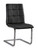 Madanere Black/Chrome Finish Dining Upholstered Side Chair