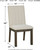 Dellbeck Beige Dining Upholstered Side Chair