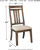 Wyndahl Rustic Brown 8 Pc. Rectangular EXT Table, 4 Upholstered Side Chairs & 2 Upholstered Side Chairs