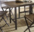 Kavara Medium Brown 5 Pc. Rectangular Counter Table & 4 Barstools