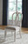 Realyn Chipped White 9 Pc. Rectangular Extension Table & 8 Upholstered Side Chairs