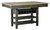 Tyler Creek Black/Gray Rectangular Dining Room Counter Table