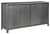 Rock Ridge Gunmetal Finish Door Accent Cabinet