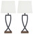 Makara Black/Brown Metal Table Lamp