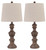 Magaly Brown Poly Table Lamp