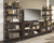 Starmore Brown Entertainment Center XL TV Stand & 2 Piers with Fireplace Insert Infrared