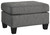 Agleno Charcoal Ottoman