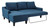 Jarreau Blue Sofa Chaise Sleeper