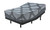 14 Inch Ashley Hybrid Gray Queen Mattress & Adjustable Base