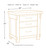Brashland White 7 Pc. Dresser, Mirror, California King Panel Bed & 2 Nightstands