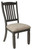 Tyler Creek Black/Grayish Brown Dining Upholstered Side Chair (2/CN)