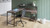 Dorrinson Two-tone L-Desk with Storage & Swivel Desk Chair