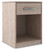 Flannia Gray One Drawer Night Stand