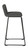 Nerison Gray Tall Upholstered Barstool (2/CN)