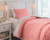Avaleigh Pink/White/Gray Twin Comforter Set