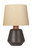 Ancel Black/Brown Metal Table Lamp (1/CN)