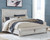 Brashland White 3 Pc. California King Panel Bed