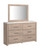 Senniberg Light Brown/White Dresser
