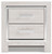 Altyra White Two Drawer Night Stand
