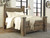 Trinell Brown 8 Pc. Dresser with Fireplace Option, Mirror, Chest, Queen Poster Bed & Nightstand