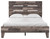 Neilsville Multi Gray Queen Panel Platform Bed