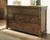 Lakeleigh Brown 6 Pc. Dresser, Mirror, Chest & Queen Panel Bed