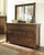 Lakeleigh Brown Dresser & Mirror