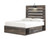 Drystan Multi 7 Pc. Dresser, Mirror, Chest, Full Panel Bed with 2 Storage Drawers