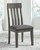 Hallanden Two-tone Gray Dining Upholstered Side Chair