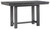 Myshanna Gray 6 Pc. Rectangular Dining Room Counter Extension Table, 4 Upholstered Barstools, Server