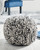 Latricia Black/White Pouf