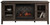 Arlenbry Gray LG TV Stand with Faux Firebrick Fireplace Insert