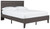 Brymont Dark Gray Full Panel Platform Bed