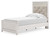 Altyra White Twin Panel Bed